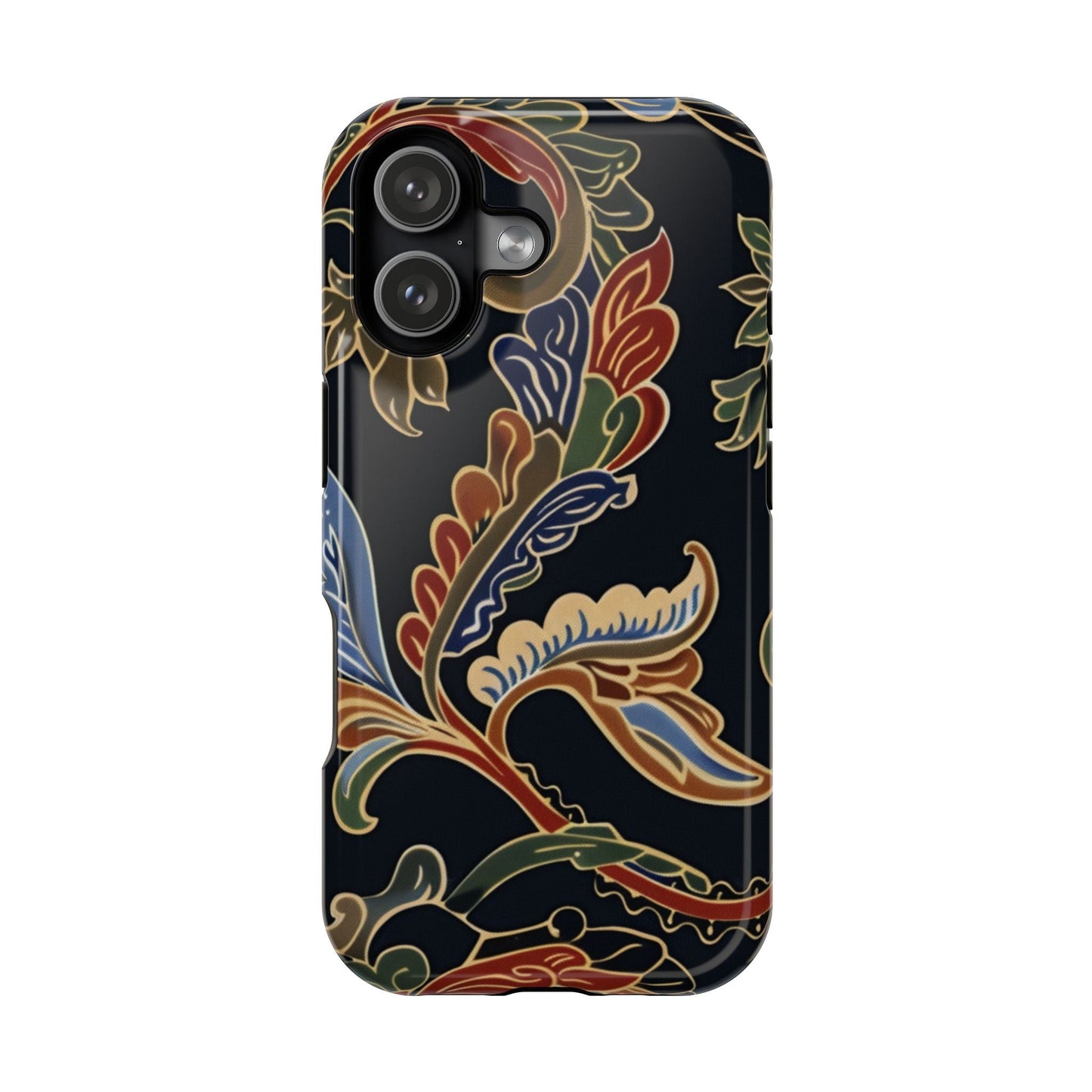 Floral Paisley Magnetic Impact iPhone Case — Protective, Slim, Colorful Pattern - DIGITAL X