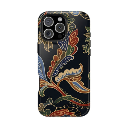 Floral Paisley Magnetic Impact iPhone Case — Protective, Slim, Colorful Pattern - DIGITAL X