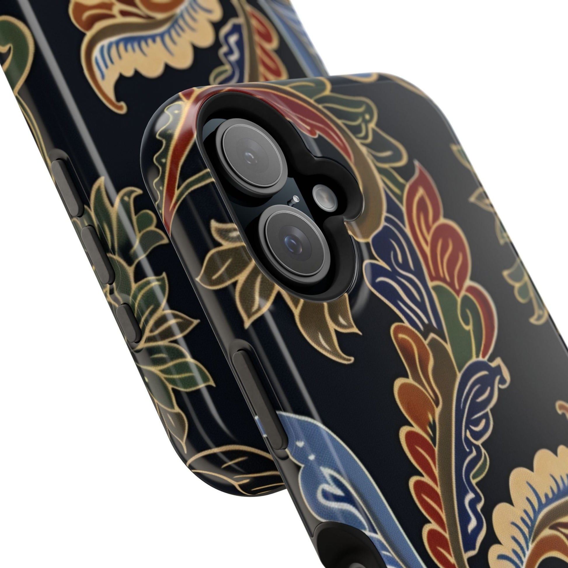 Floral Paisley Magnetic Impact iPhone Case — Protective, Slim, Colorful Pattern - DIGITAL X