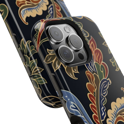 Floral Paisley Magnetic Impact iPhone Case — Protective, Slim, Colorful Pattern - DIGITAL X