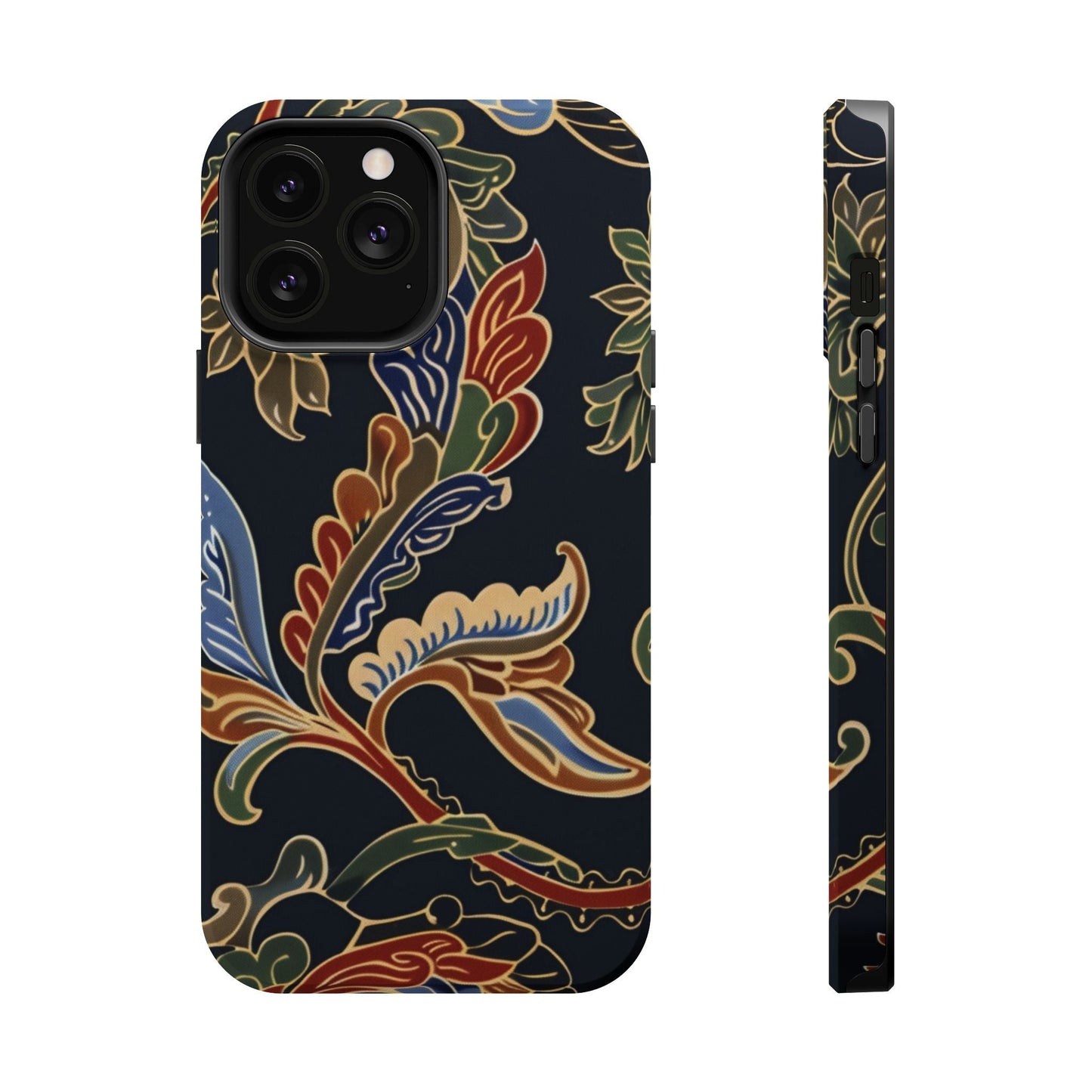 Floral Paisley Magnetic Impact iPhone Case — Protective, Slim, Colorful Pattern - DIGITAL X
