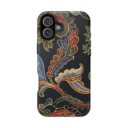 Floral Paisley Magnetic Impact iPhone Case — Protective, Slim, Colorful Pattern - DIGITAL X