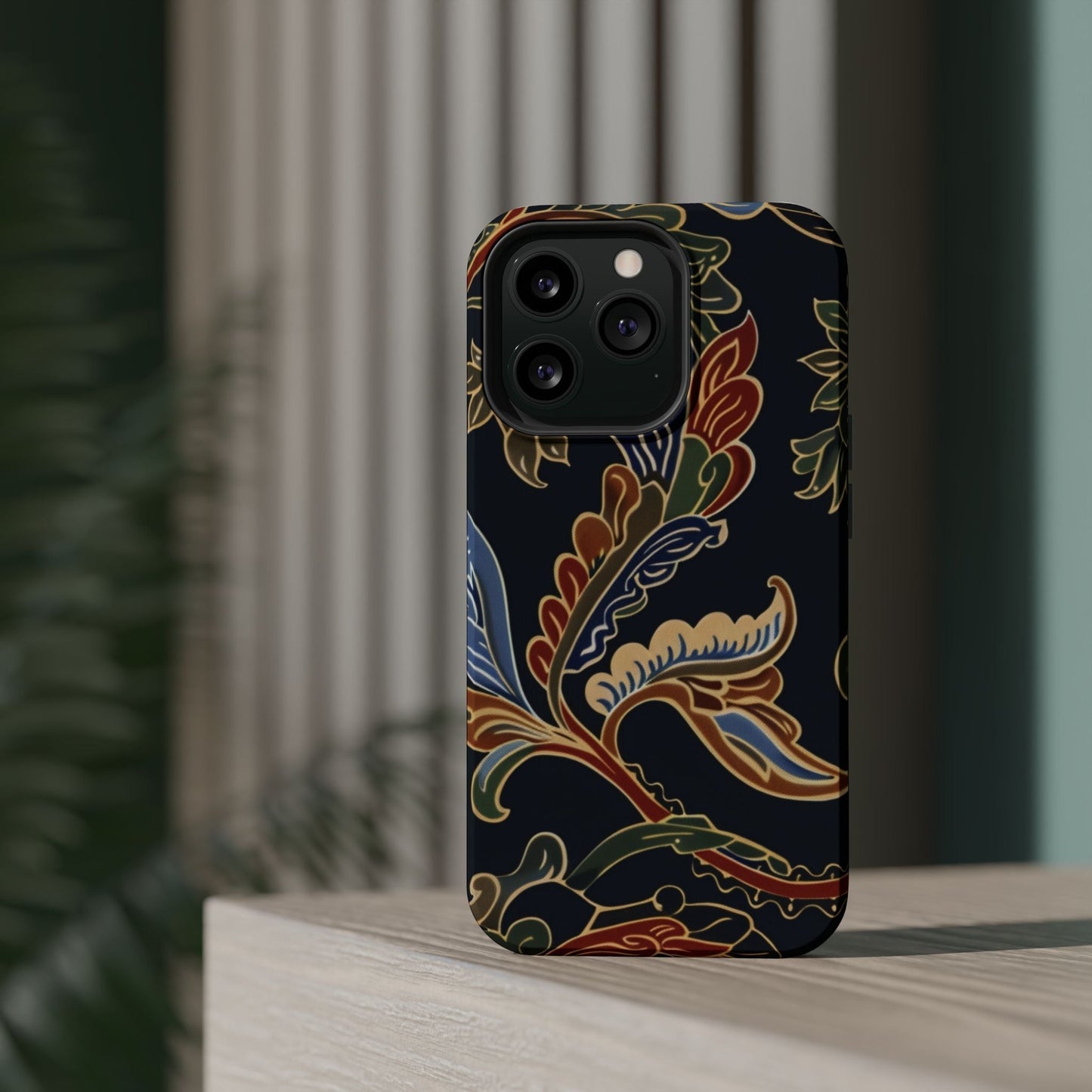Floral Paisley Magnetic Impact iPhone Case — Protective, Slim, Colorful Pattern - DIGITAL X