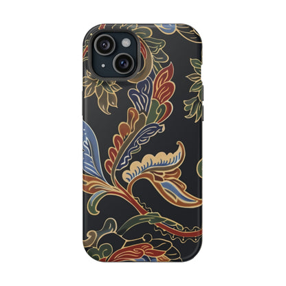 Floral Paisley Magnetic Impact iPhone Case — Protective, Slim, Colorful Pattern - DIGITAL X