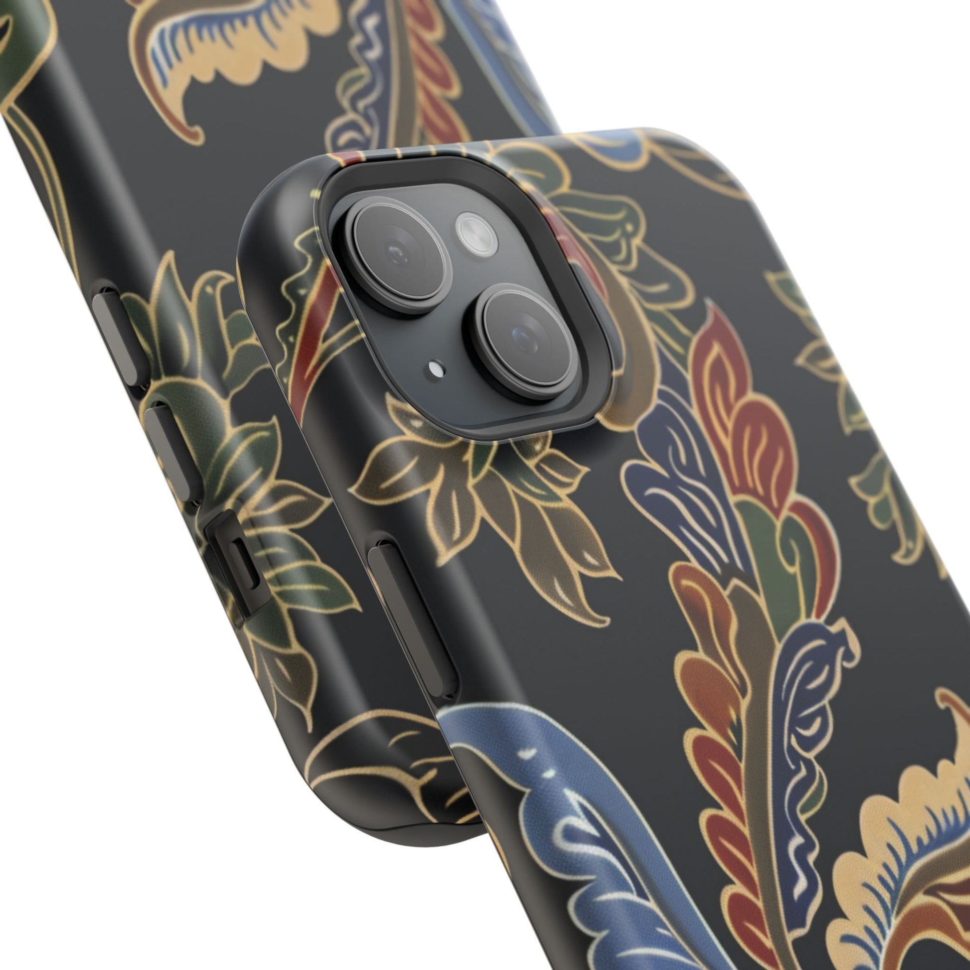 Floral Paisley Magnetic Impact iPhone Case — Protective, Slim, Colorful Pattern - DIGITAL X