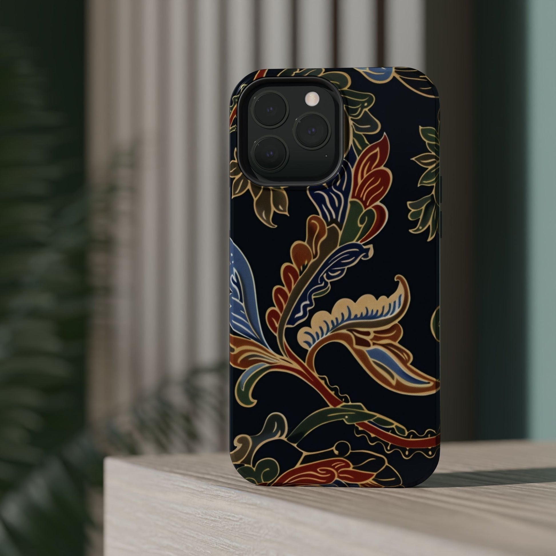 Floral Paisley Magnetic Impact iPhone Case — Protective, Slim, Colorful Pattern - DIGITAL X