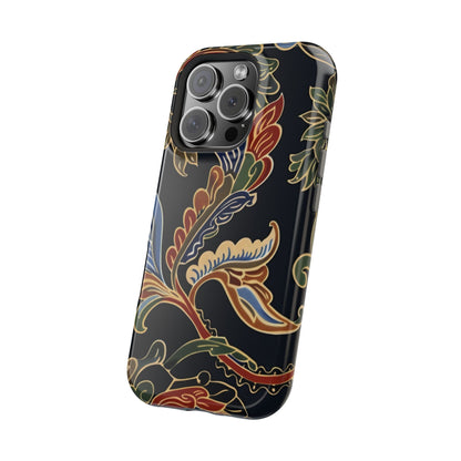 Floral Paisley Magnetic Impact iPhone Case — Protective, Slim, Colorful Pattern - DIGITAL X