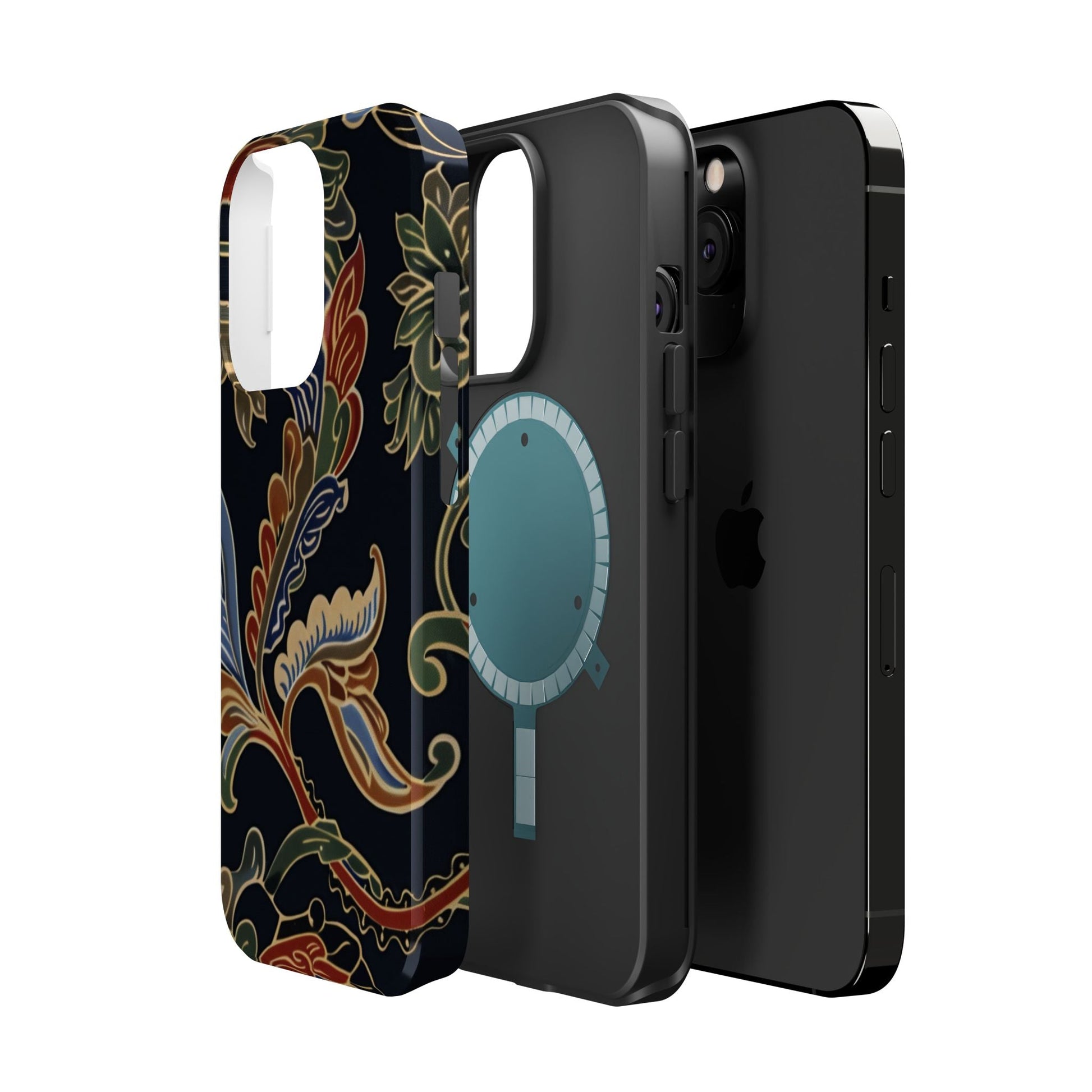 Floral Paisley Magnetic Impact iPhone Case — Protective, Slim, Colorful Pattern - DIGITAL X