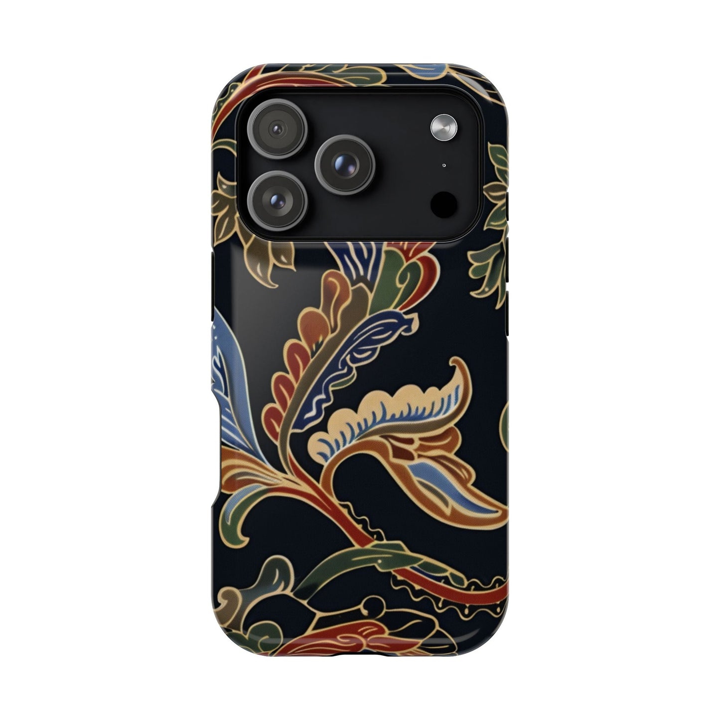 Floral Paisley Magnetic Impact iPhone Case — Protective, Slim, Colorful Pattern - DIGITAL X