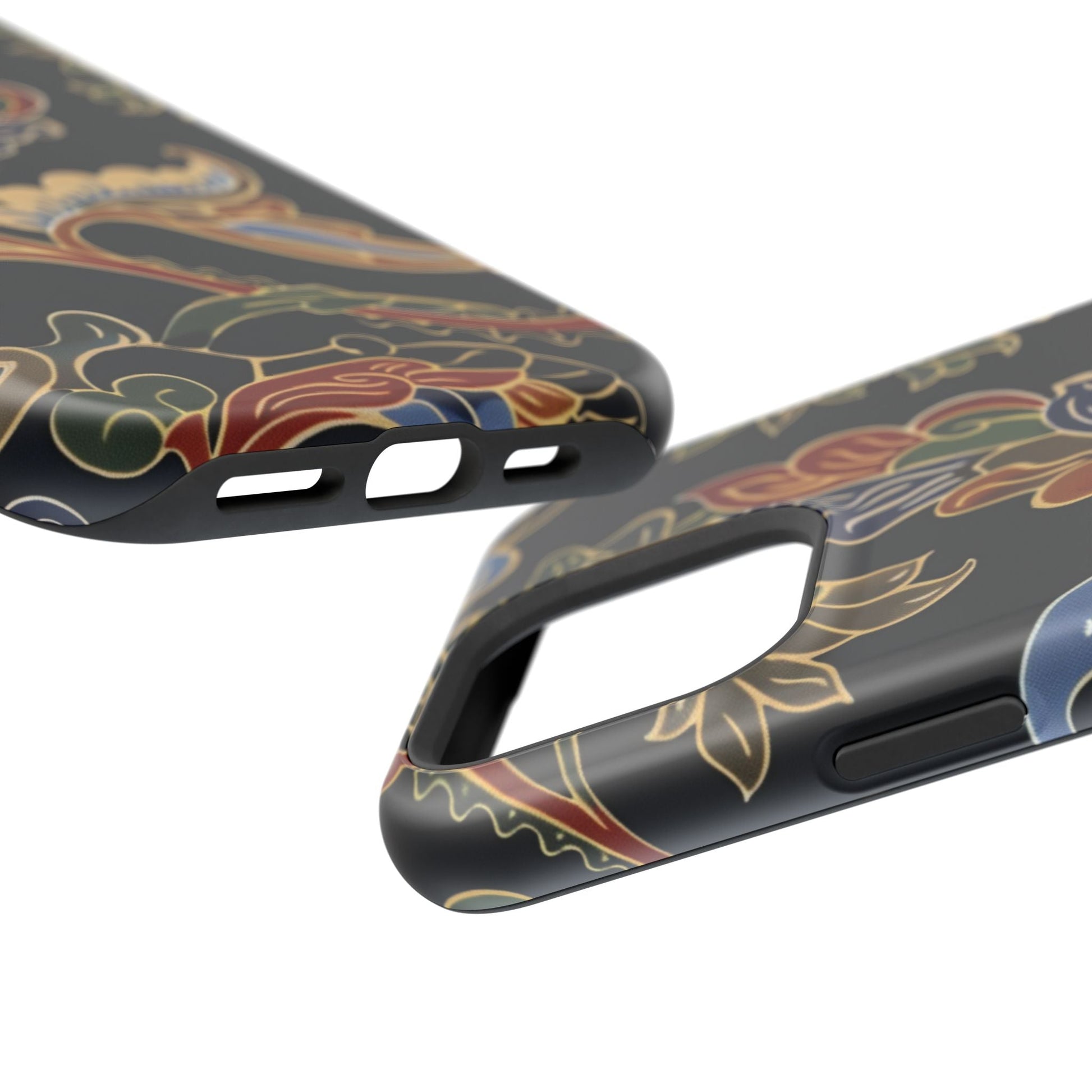Floral Paisley Magnetic Impact iPhone Case — Protective, Slim, Colorful Pattern - DIGITAL X