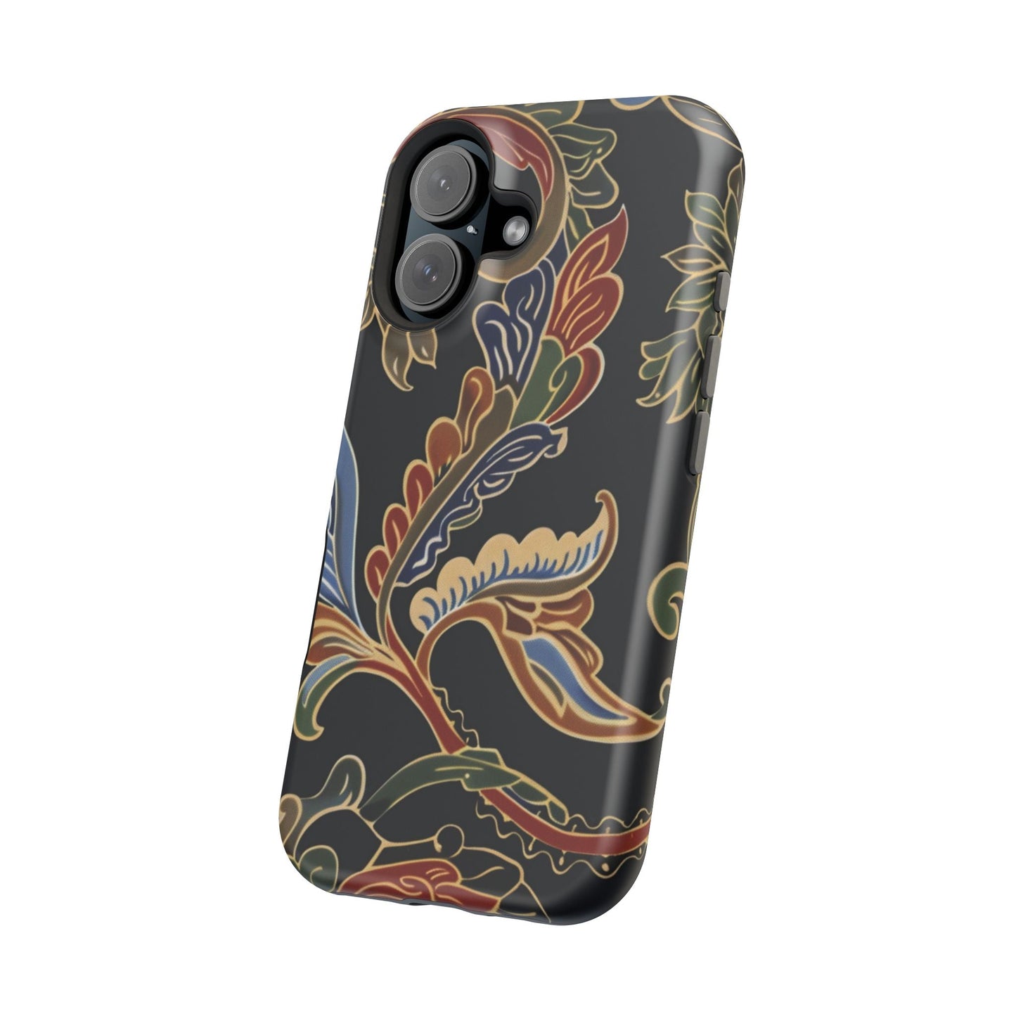 Floral Paisley Magnetic Impact iPhone Case — Protective, Slim, Colorful Pattern - DIGITAL X