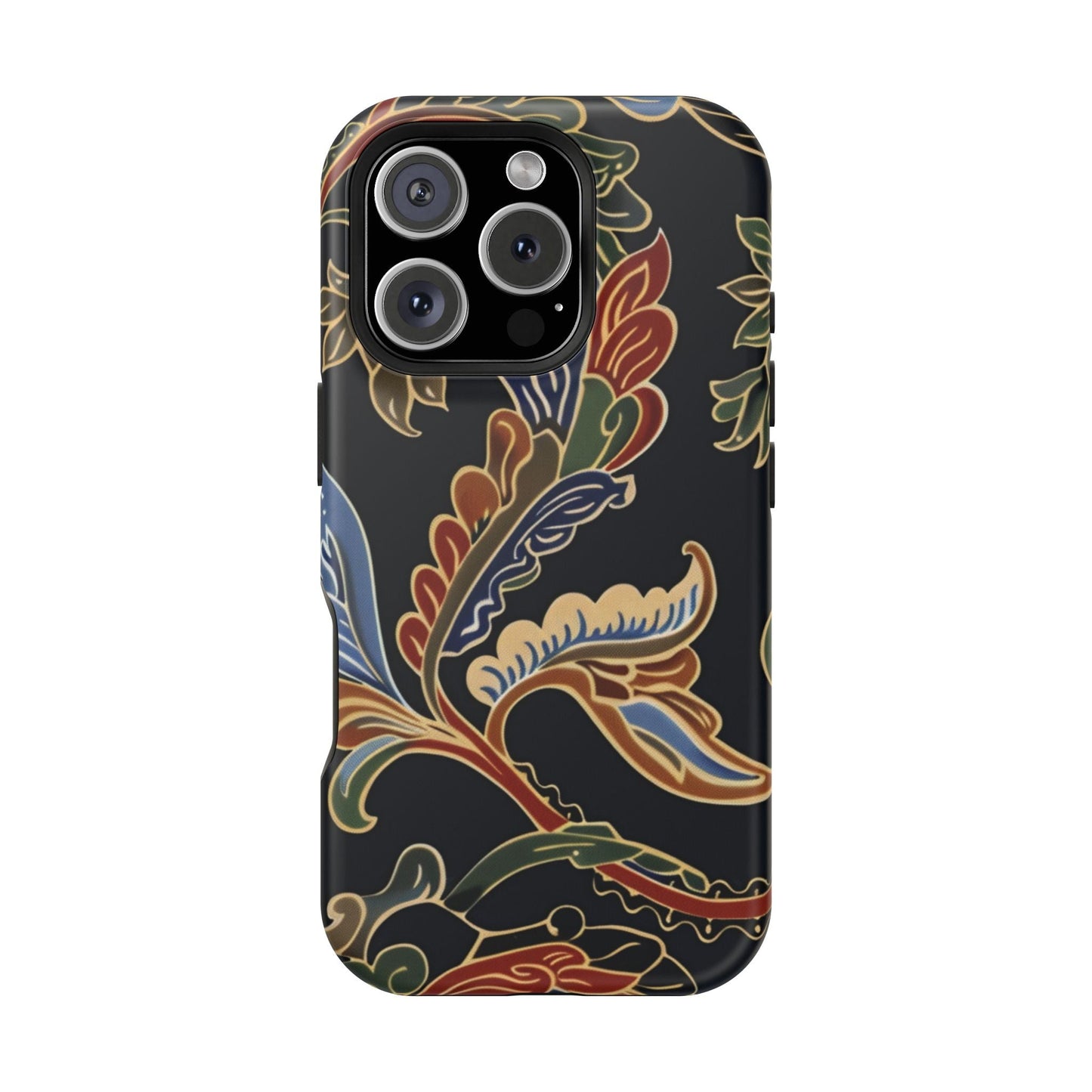 Floral Paisley Magnetic Impact iPhone Case — Protective, Slim, Colorful Pattern - DIGITAL X