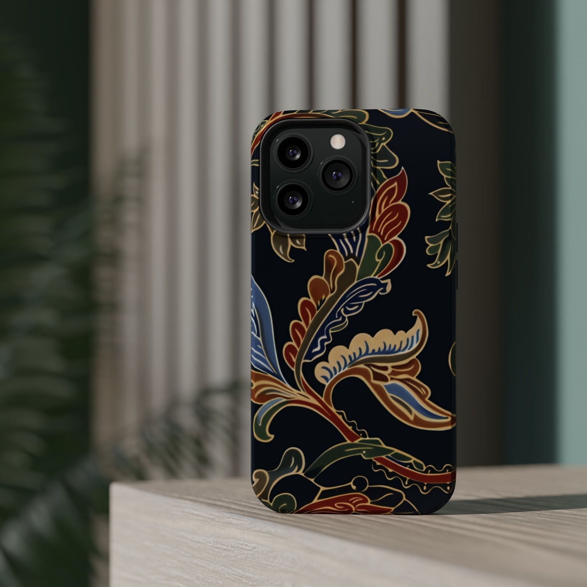 Floral Paisley Magnetic Impact iPhone Case — Protective, Slim, Colorful Pattern - DIGITAL X