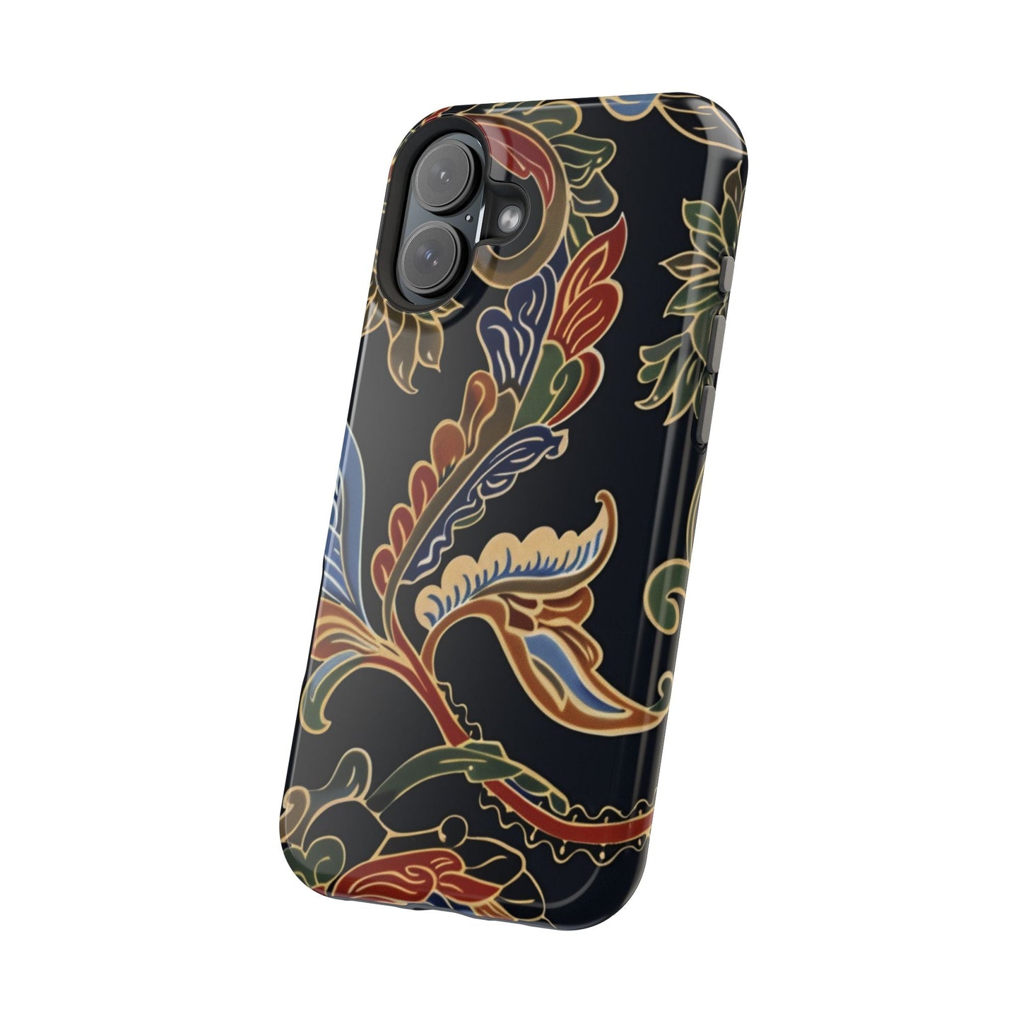 Floral Paisley Magnetic Impact iPhone Case — Protective, Slim, Colorful Pattern - DIGITAL X