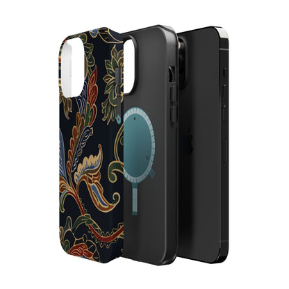 Floral Paisley Magnetic Impact iPhone Case — Protective, Slim, Colorful Pattern - DIGITAL X