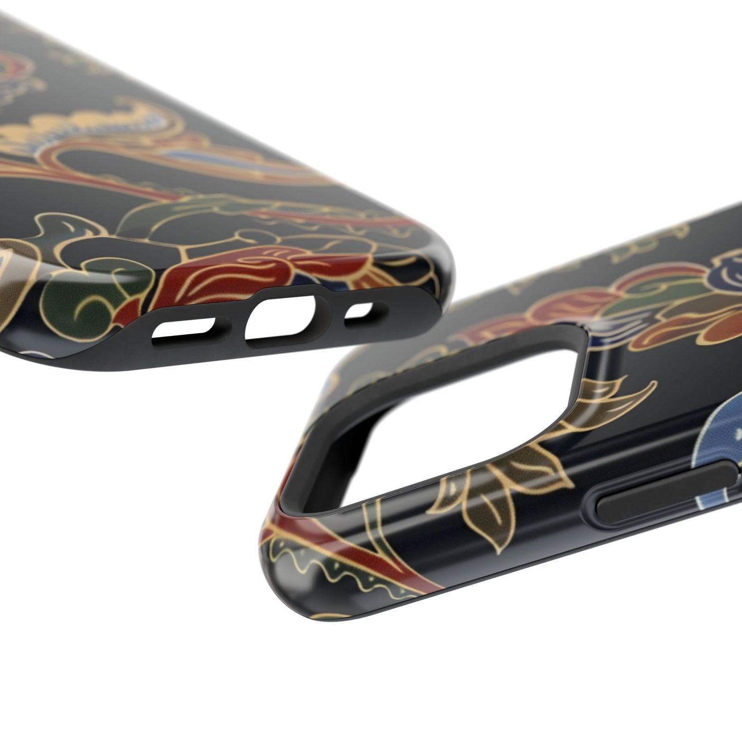 Floral Paisley Magnetic Impact iPhone Case — Protective, Slim, Colorful Pattern - DIGITAL X