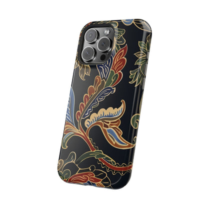 Floral Paisley Magnetic Impact iPhone Case — Protective, Slim, Colorful Pattern - DIGITAL X