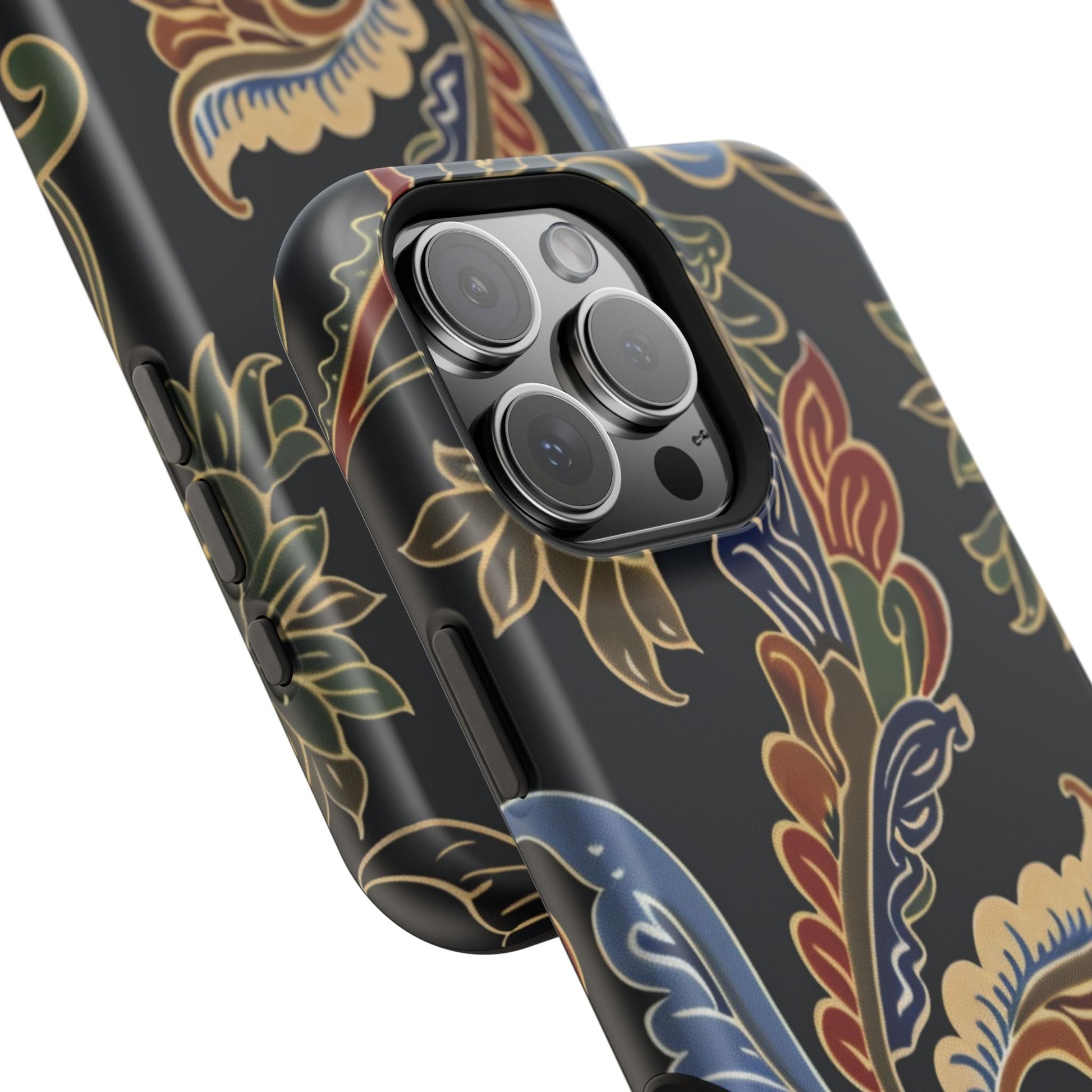 Floral Paisley Magnetic Impact iPhone Case — Protective, Slim, Colorful Pattern - DIGITAL X