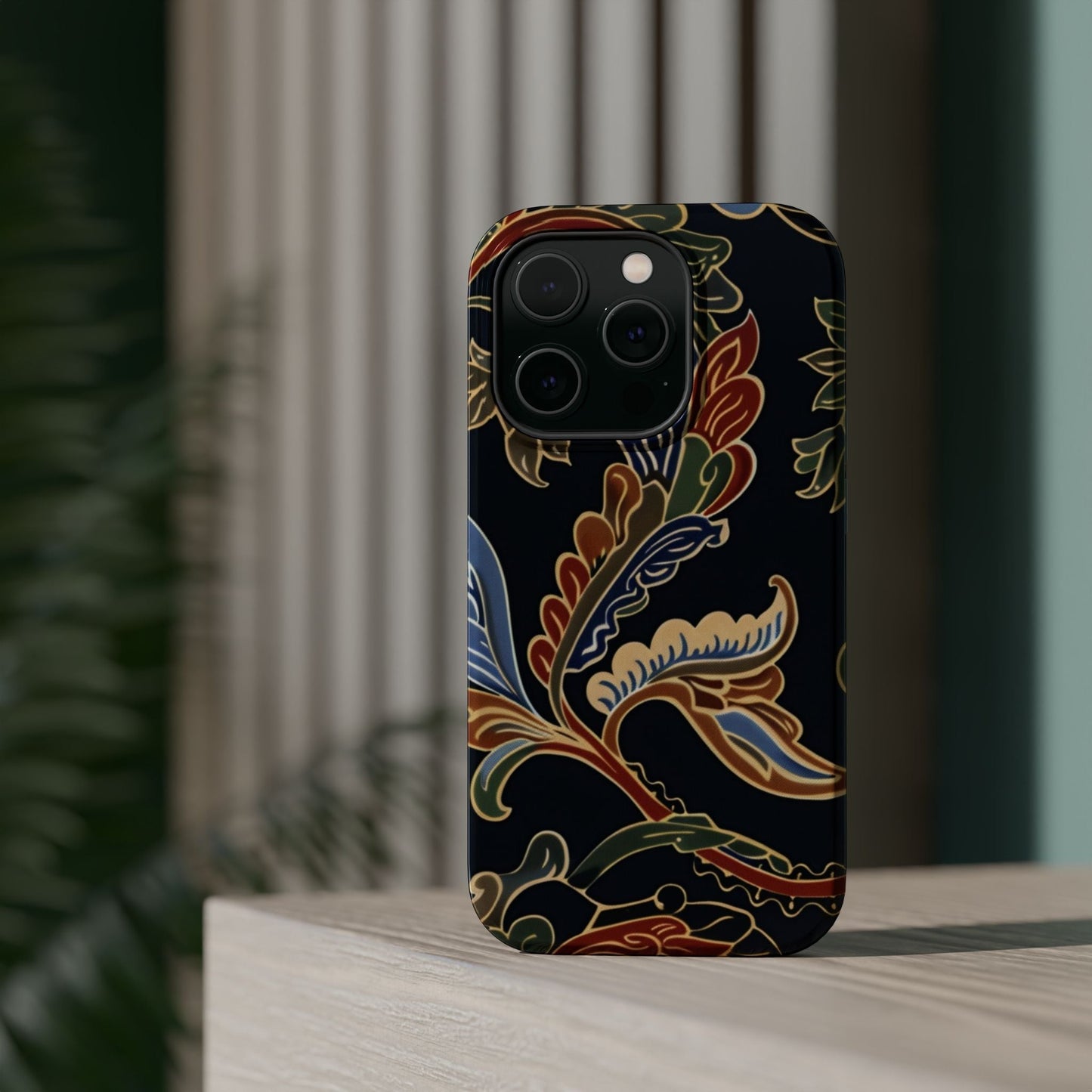 Floral Paisley Magnetic Impact iPhone Case — Protective, Slim, Colorful Pattern - DIGITAL X