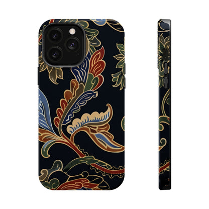 Floral Paisley Magnetic Impact iPhone Case — Protective, Slim, Colorful Pattern - DIGITAL X