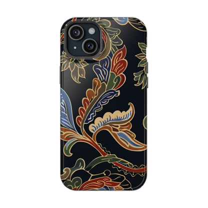 Floral Paisley Magnetic Impact iPhone Case — Protective, Slim, Colorful Pattern - DIGITAL X