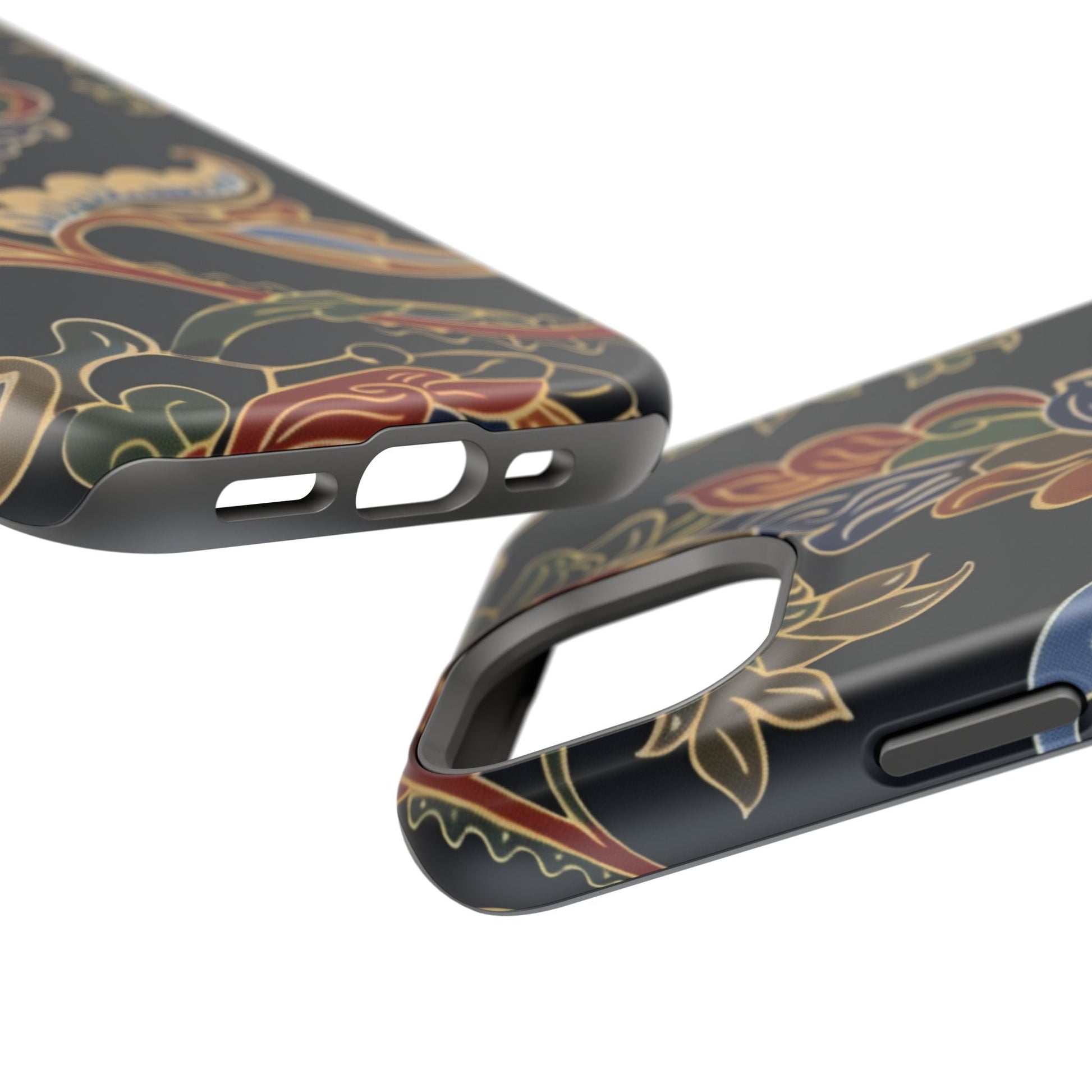 Floral Paisley Magnetic Impact iPhone Case — Protective, Slim, Colorful Pattern - DIGITAL X