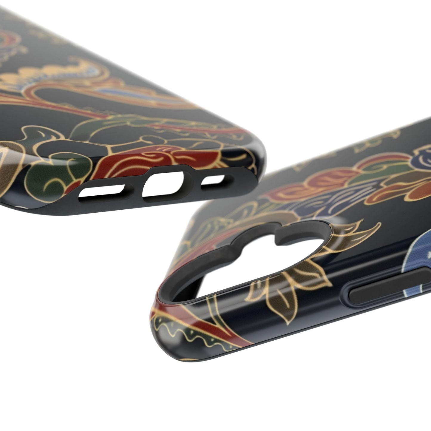 Floral Paisley Magnetic Impact iPhone Case — Protective, Slim, Colorful Pattern - DIGITAL X