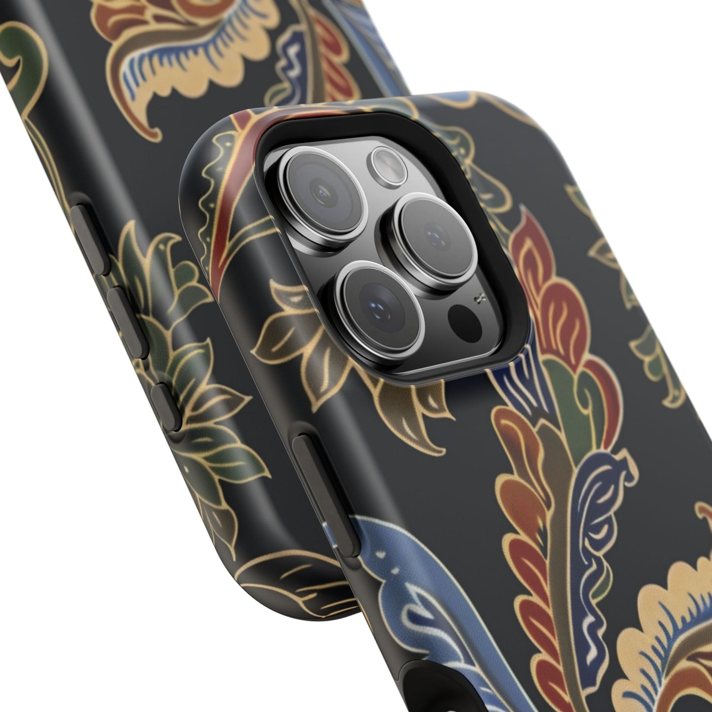 Floral Paisley Magnetic Impact iPhone Case — Protective, Slim, Colorful Pattern - DIGITAL X