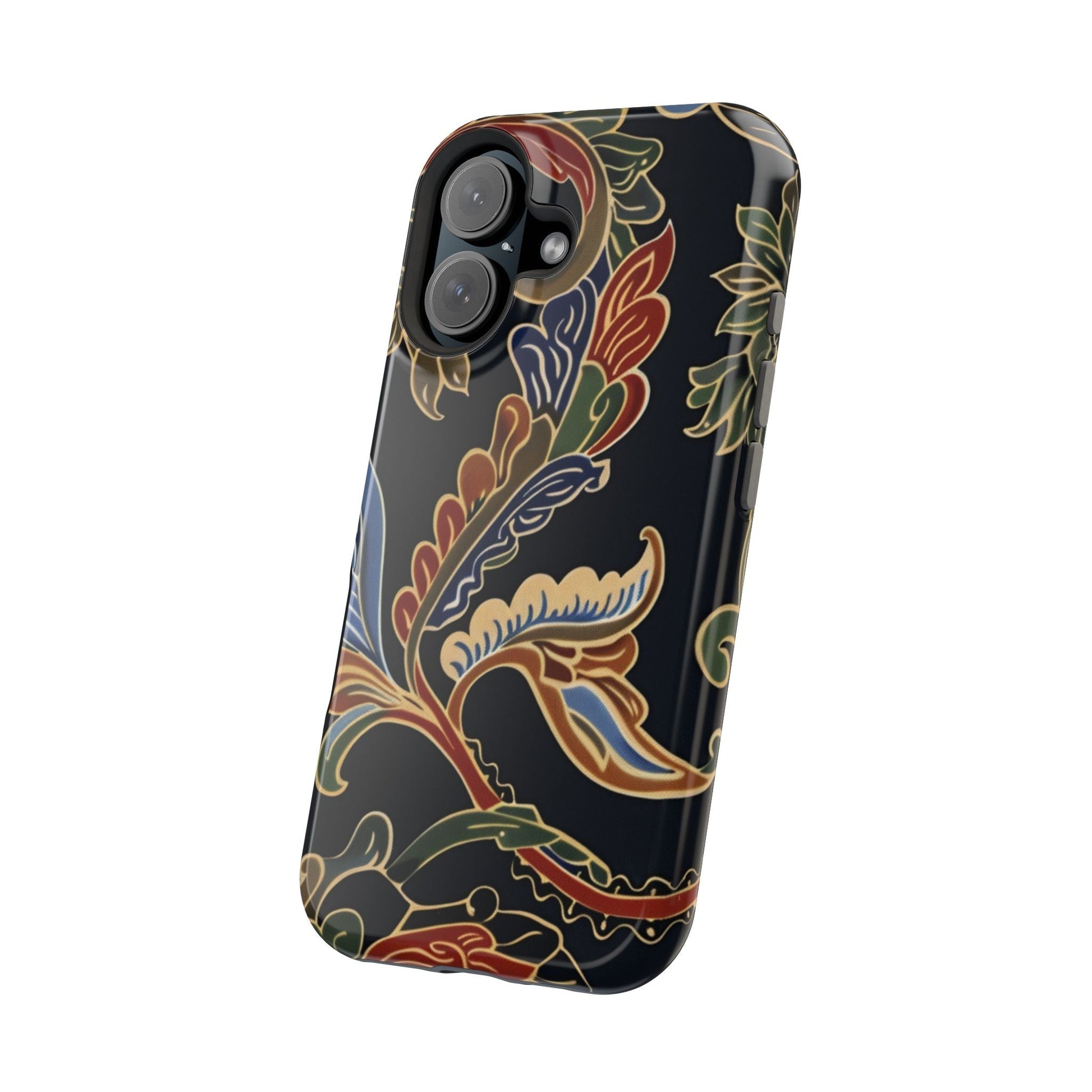 Floral Paisley Magnetic Impact iPhone Case — Protective, Slim, Colorful Pattern - DIGITAL X