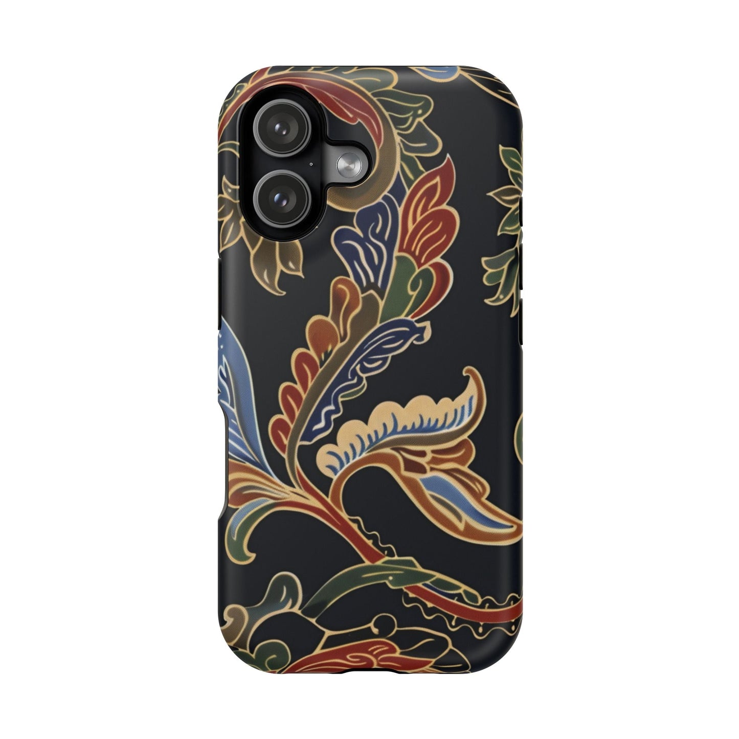 Floral Paisley Magnetic Impact iPhone Case — Protective, Slim, Colorful Pattern - DIGITAL X