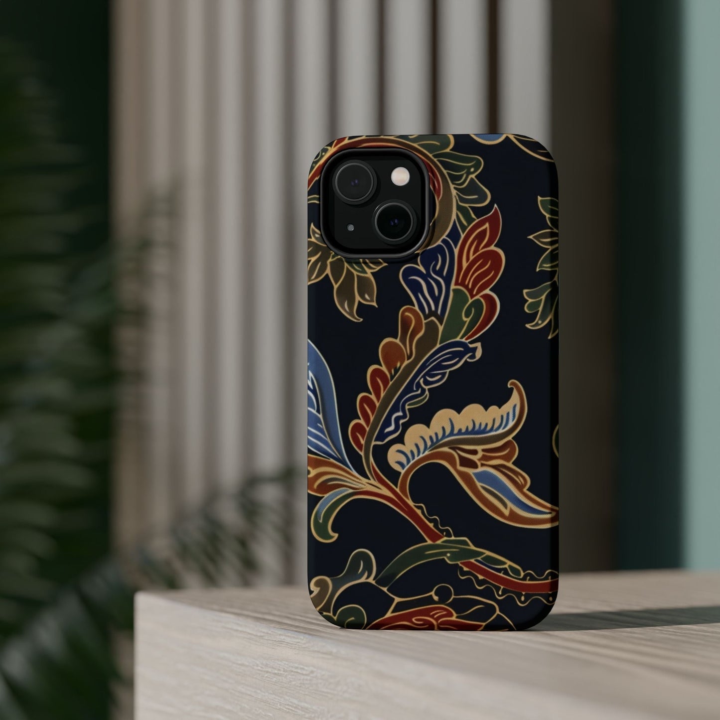 Floral Paisley Magnetic Impact iPhone Case — Protective, Slim, Colorful Pattern - DIGITAL X