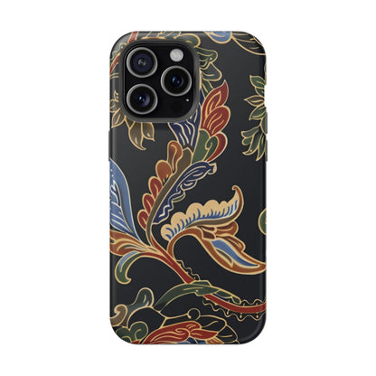 Floral Paisley Magnetic Impact iPhone Case — Protective, Slim, Colorful Pattern - DIGITAL X
