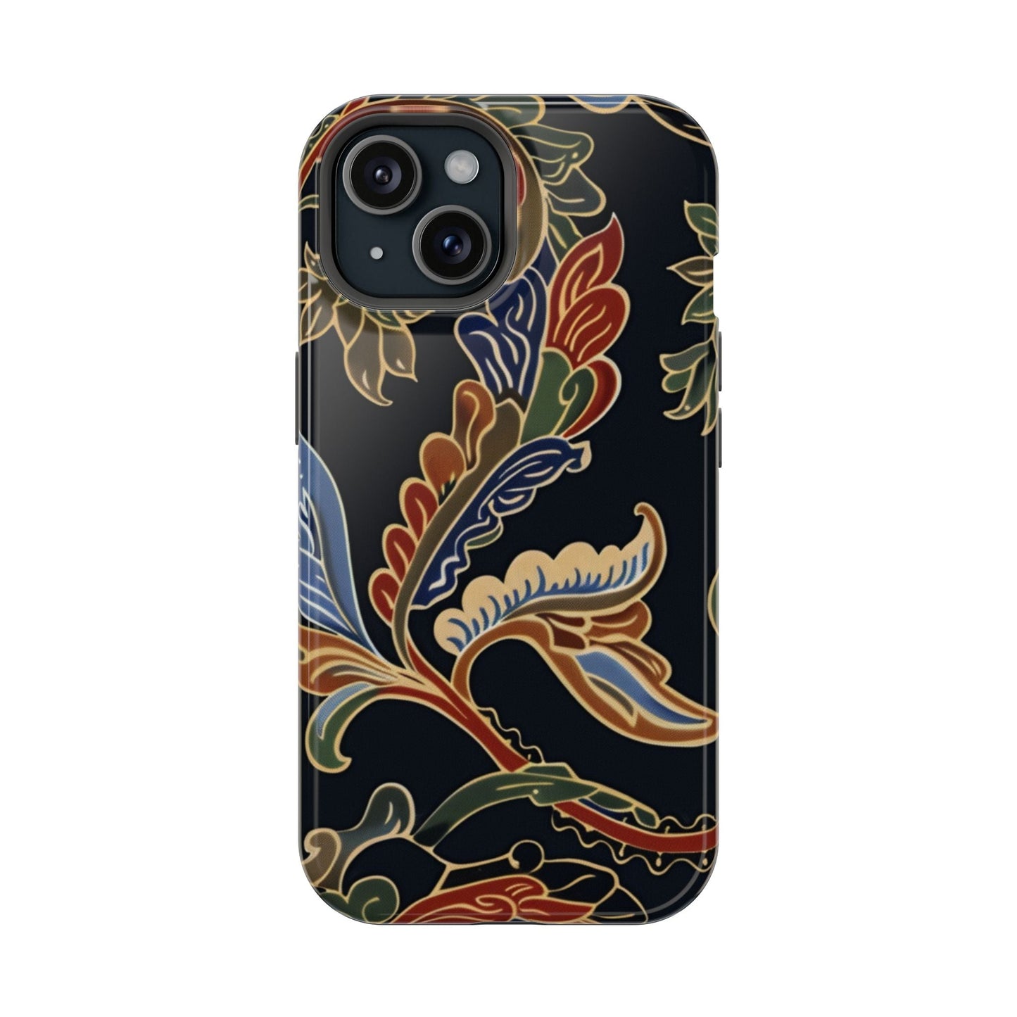 Floral Paisley Magnetic Impact iPhone Case — Protective, Slim, Colorful Pattern - DIGITAL X