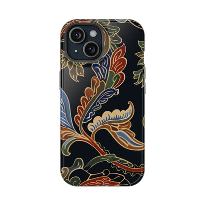 Floral Paisley Magnetic Impact iPhone Case — Protective, Slim, Colorful Pattern - DIGITAL X