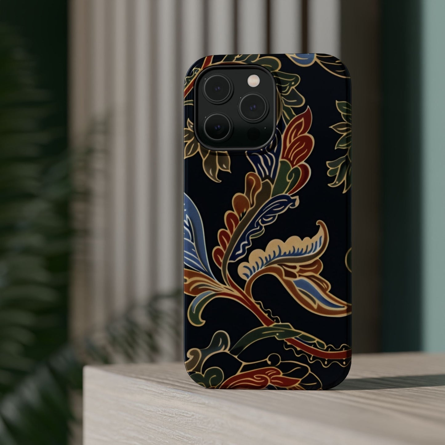 Floral Paisley Magnetic Impact iPhone Case — Protective, Slim, Colorful Pattern - DIGITAL X