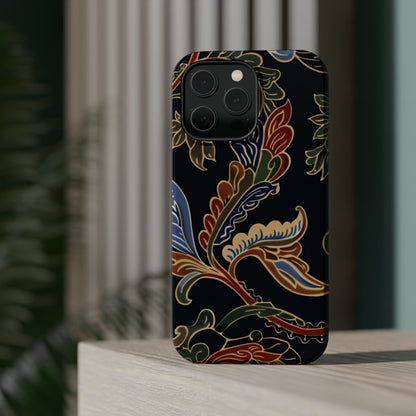 Floral Paisley Magnetic Impact iPhone Case — Protective, Slim, Colorful Pattern - DIGITAL X