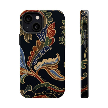 Floral Paisley Magnetic Impact iPhone Case — Protective, Slim, Colorful Pattern - DIGITAL X