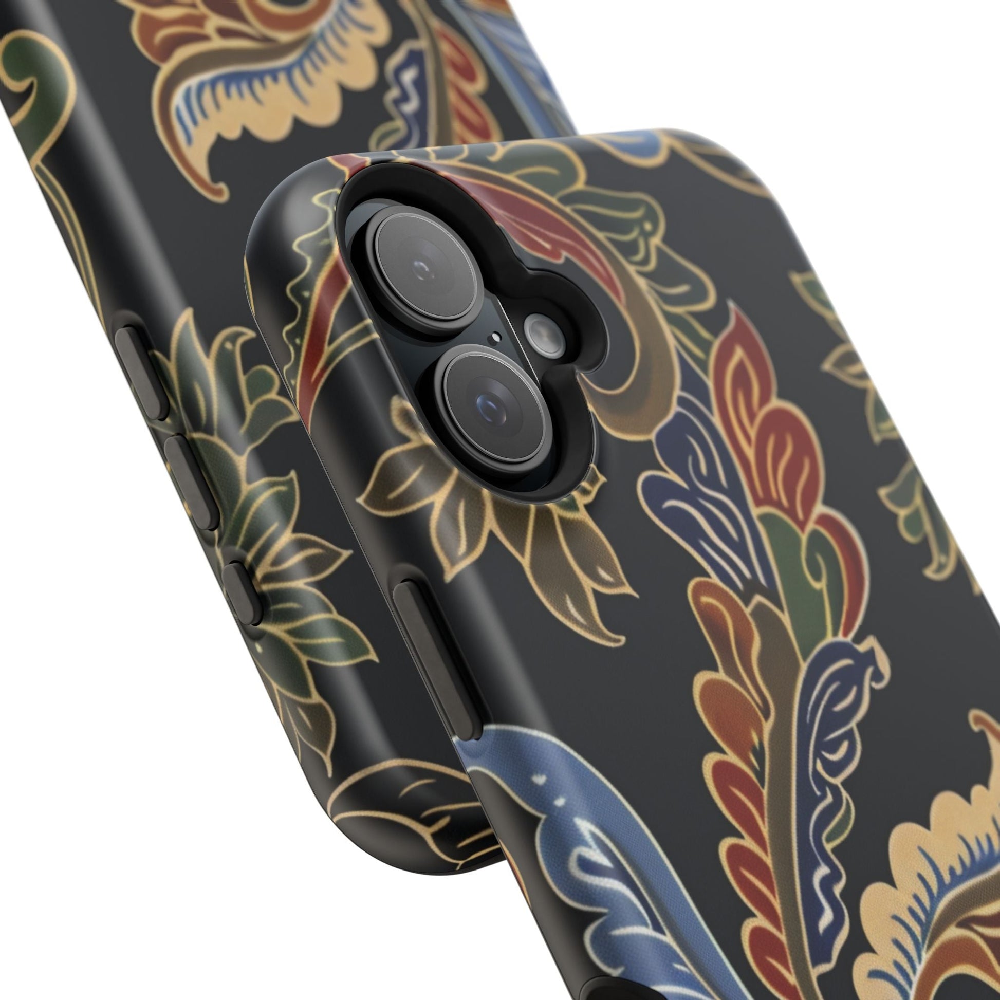 Floral Paisley Magnetic Impact iPhone Case — Protective, Slim, Colorful Pattern - DIGITAL X