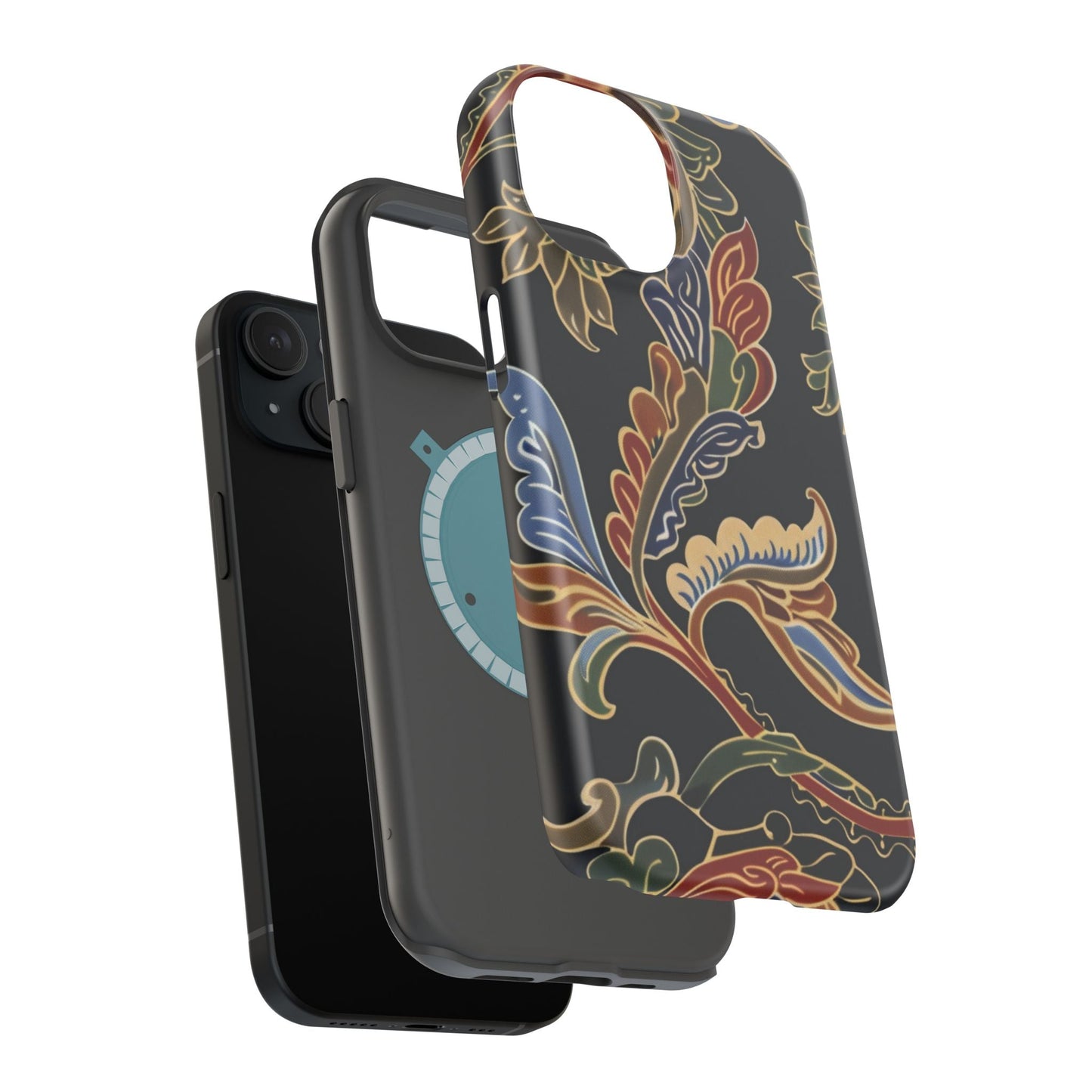 Floral Paisley Magnetic Impact iPhone Case — Protective, Slim, Colorful Pattern - DIGITAL X