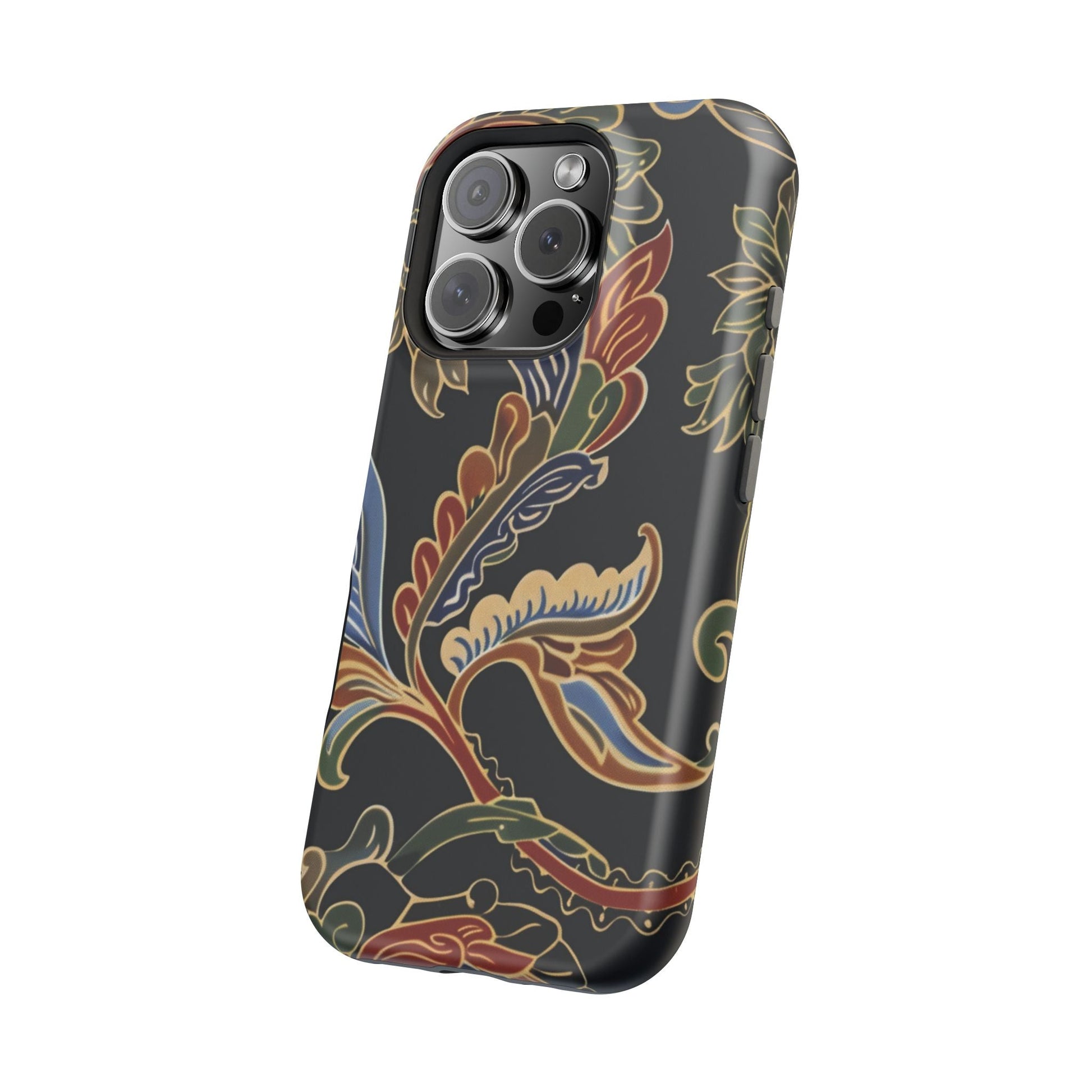 Floral Paisley Magnetic Impact iPhone Case — Protective, Slim, Colorful Pattern - DIGITAL X