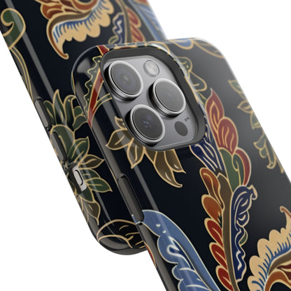 Floral Paisley Magnetic Impact iPhone Case — Protective, Slim, Colorful Pattern - DIGITAL X