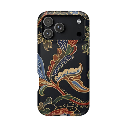 Floral Paisley Magnetic Impact iPhone Case — Protective, Slim, Colorful Pattern - DIGITAL X