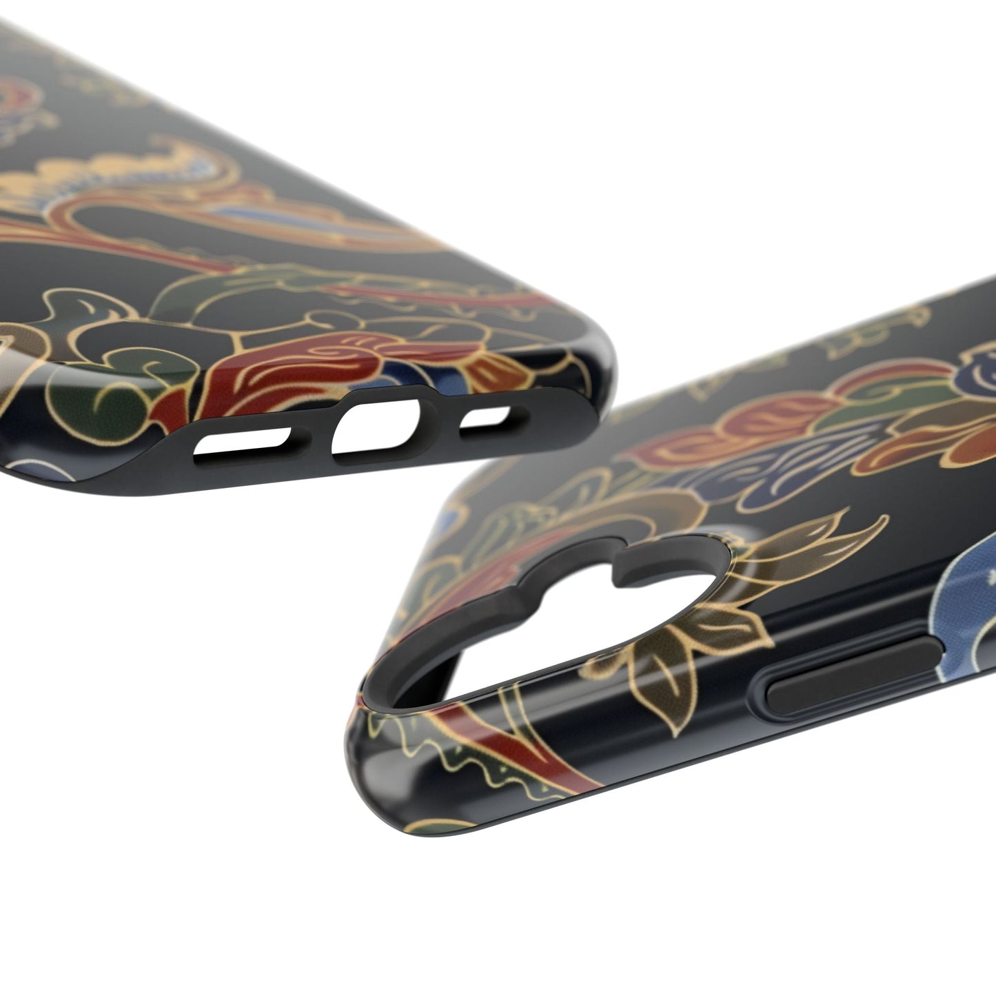 Floral Paisley Magnetic Impact iPhone Case — Protective, Slim, Colorful Pattern - DIGITAL X