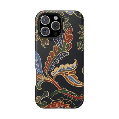 Floral Paisley Magnetic Impact iPhone Case — Protective, Slim, Colorful Pattern - DIGITAL X