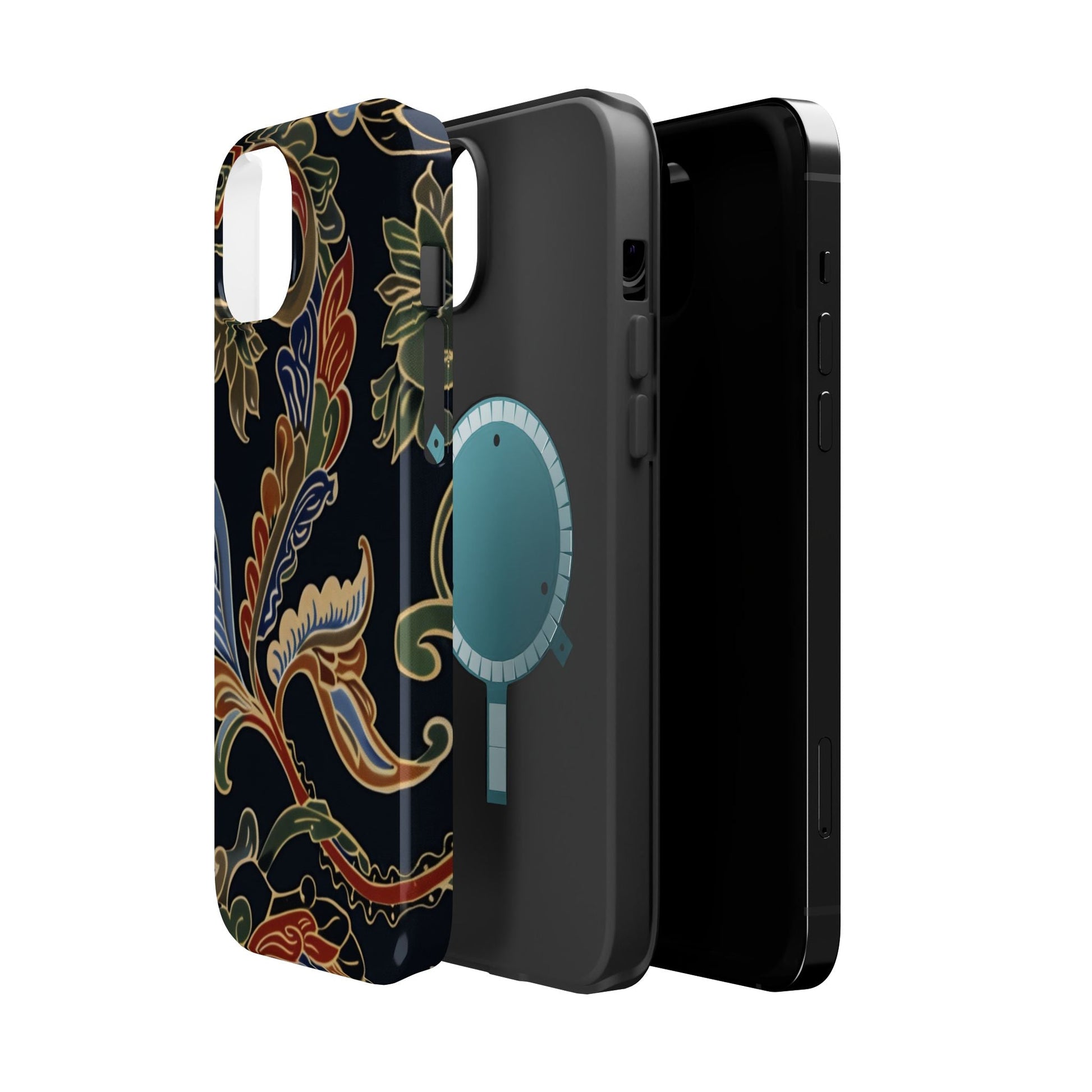 Floral Paisley Magnetic Impact iPhone Case — Protective, Slim, Colorful Pattern - DIGITAL X