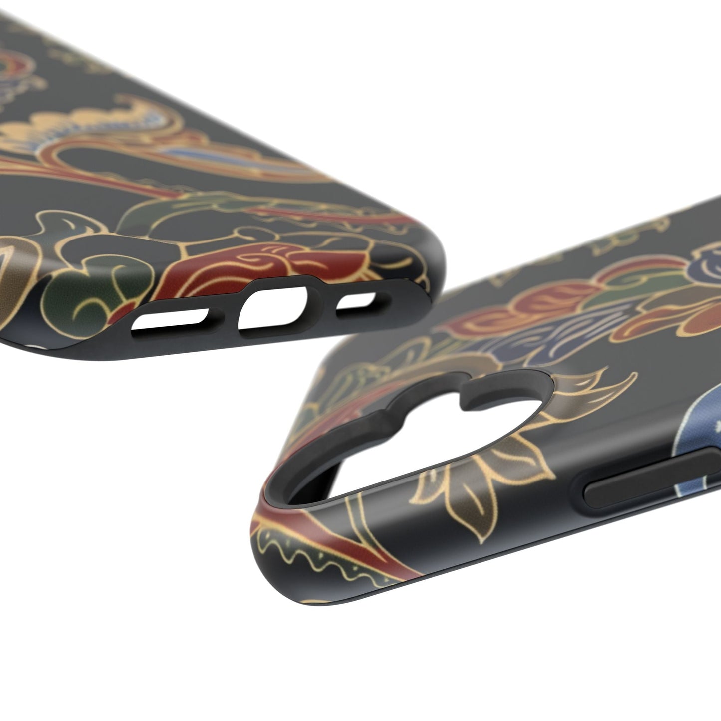 Floral Paisley Magnetic Impact iPhone Case — Protective, Slim, Colorful Pattern - DIGITAL X
