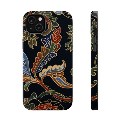 Floral Paisley Magnetic Impact iPhone Case — Protective, Slim, Colorful Pattern - DIGITAL X