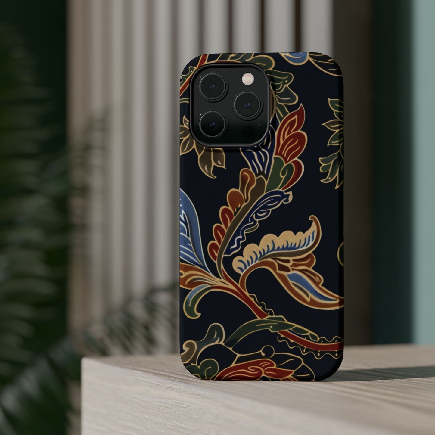 Floral Paisley Magnetic Impact iPhone Case — Protective, Slim, Colorful Pattern - DIGITAL X