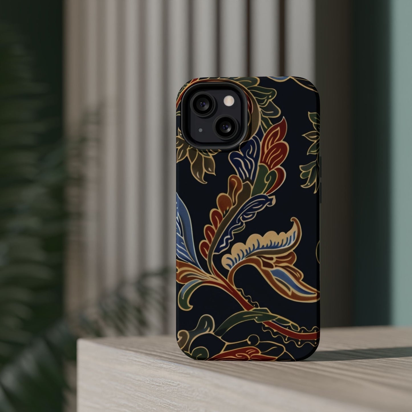 Floral Paisley Magnetic Impact iPhone Case — Protective, Slim, Colorful Pattern - DIGITAL X