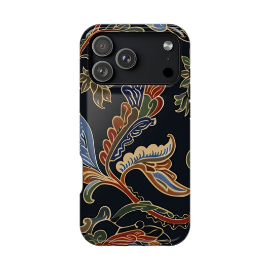 Floral Paisley Magnetic Impact iPhone Case — Protective, Slim, Colorful Pattern - DIGITAL X